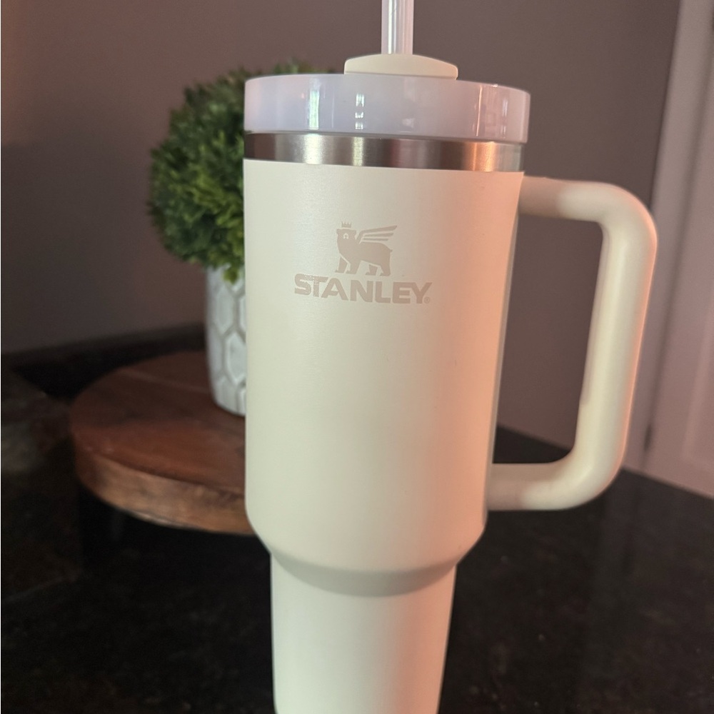 Stanley Cream Insulated Mug with Handle